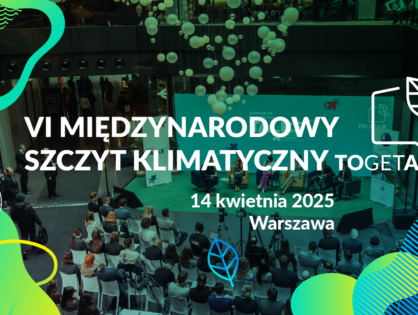 Kolejna odsłona Szczytu Klimatycznego TOGETAIR już 14 kwietnia!